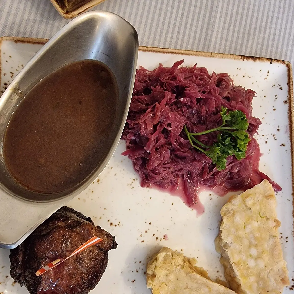 Hirschsteak