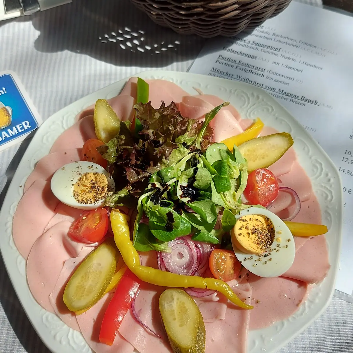 Portion Essigwürst