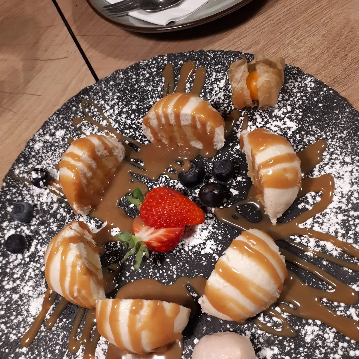 Nachtisch Nai Huang Bao Süßer Baozi Mit Milch-eidotter Creme