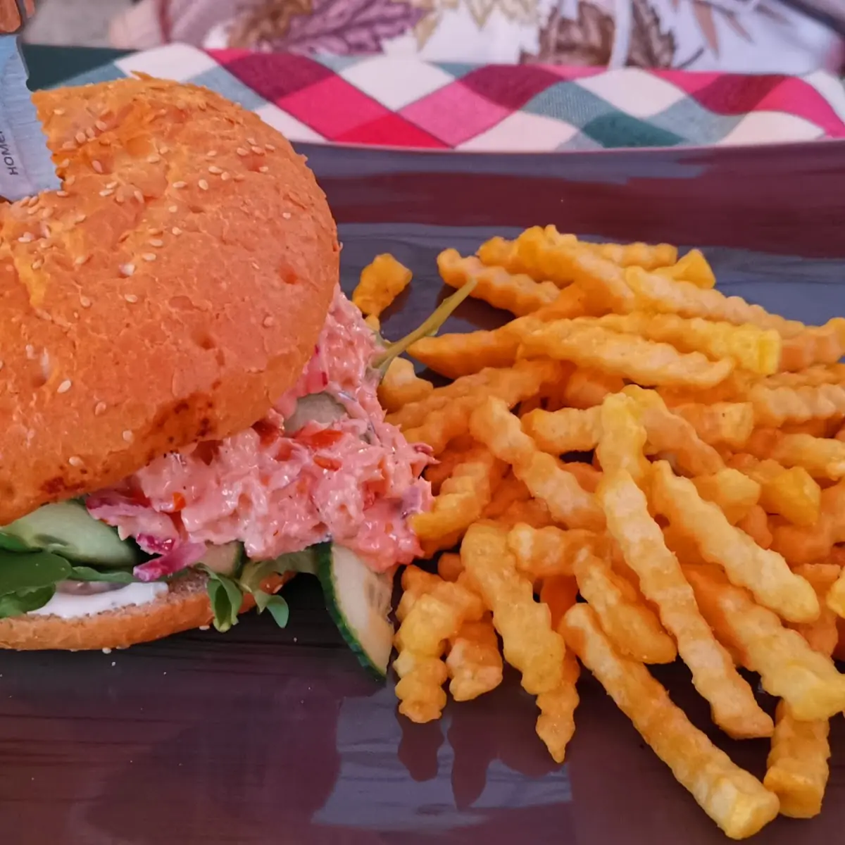 Pulled Lachs Burger