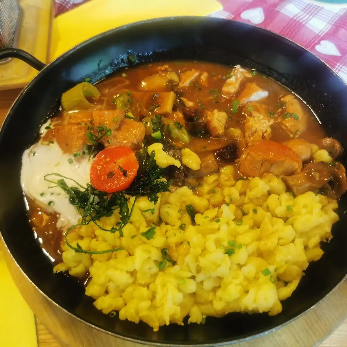 Geschnetzeltes Mit Spätzle