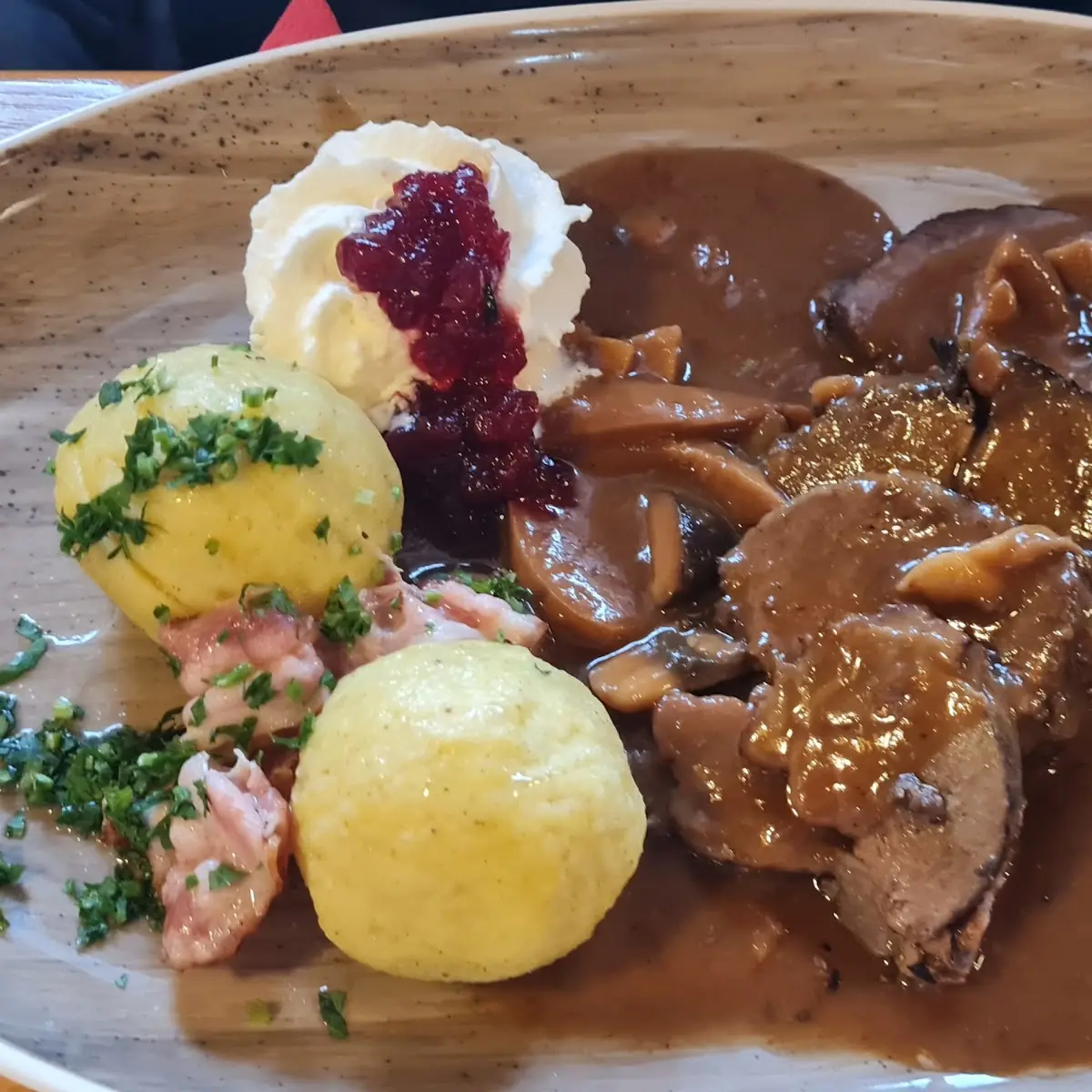 Wildschweinbraten