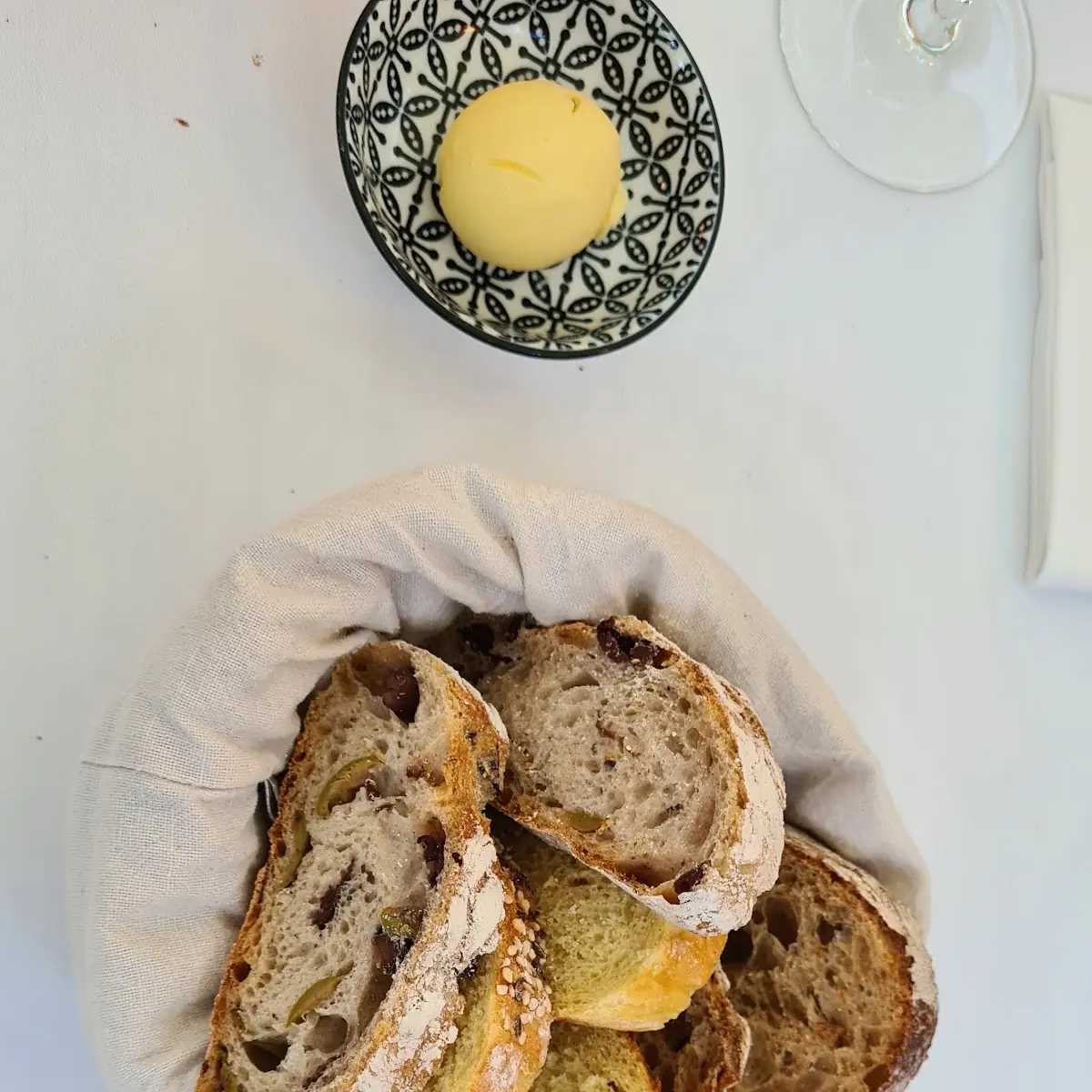 Gedeck Mit Felzl Brot Prosciutto & Hausgemachten Aufstrich