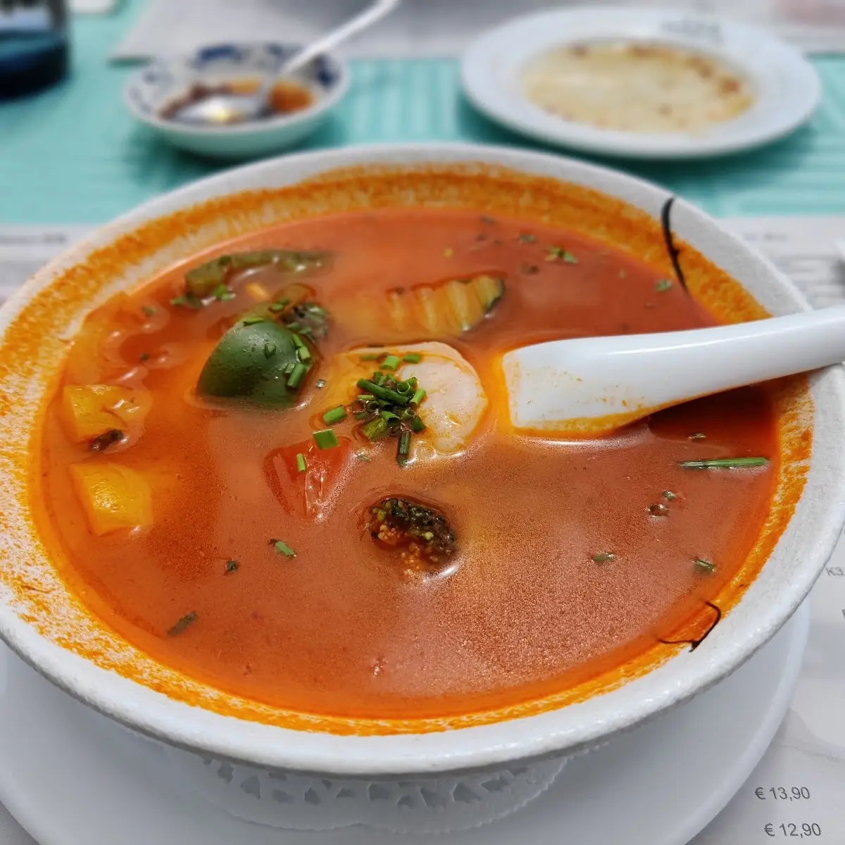 Sea Food in Red Curry