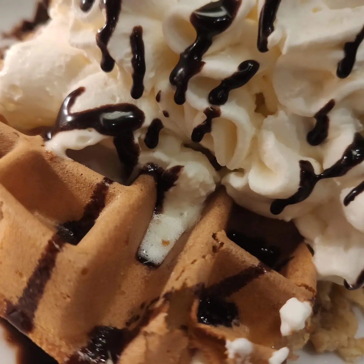Waffel Mit Nutella