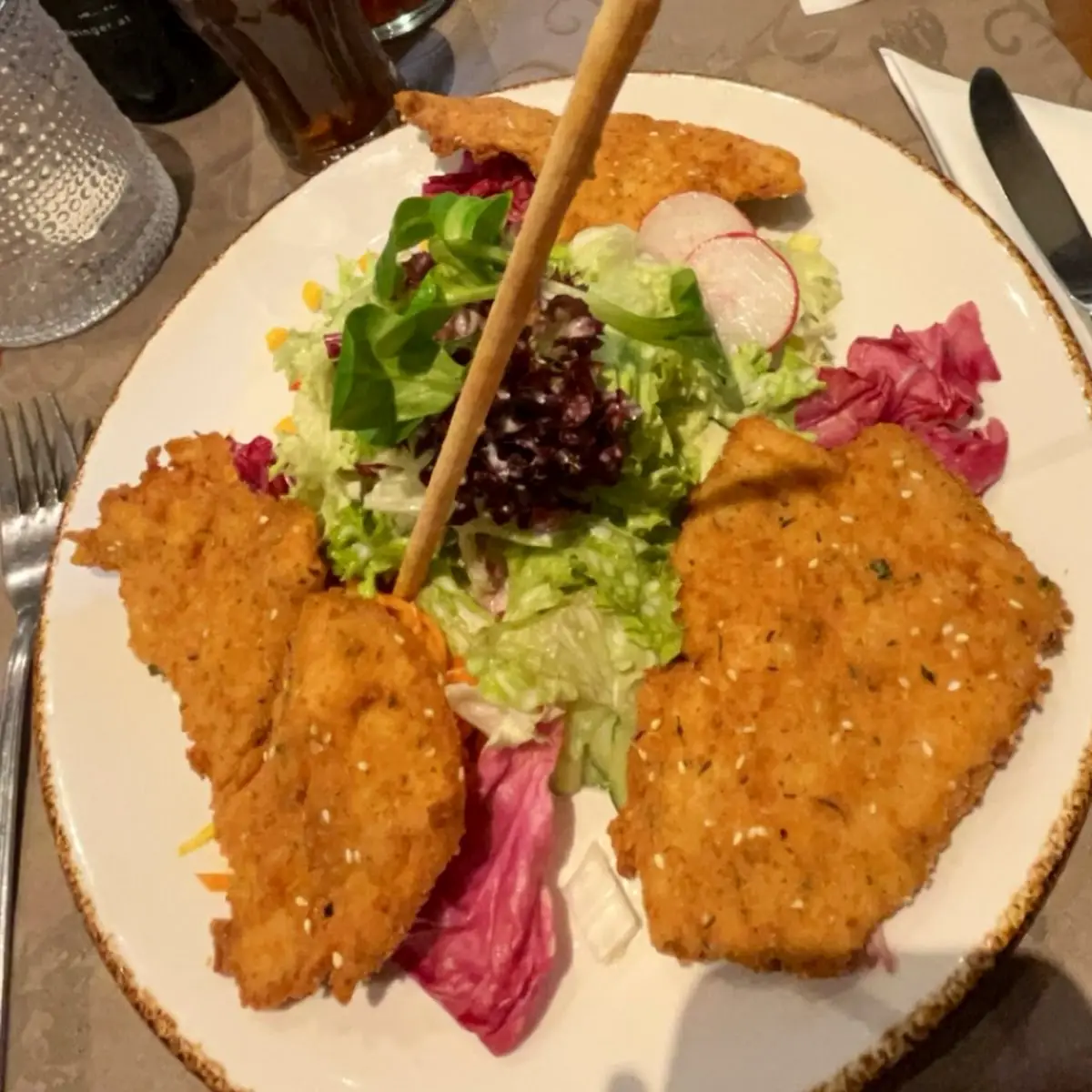 Backhendlsalat