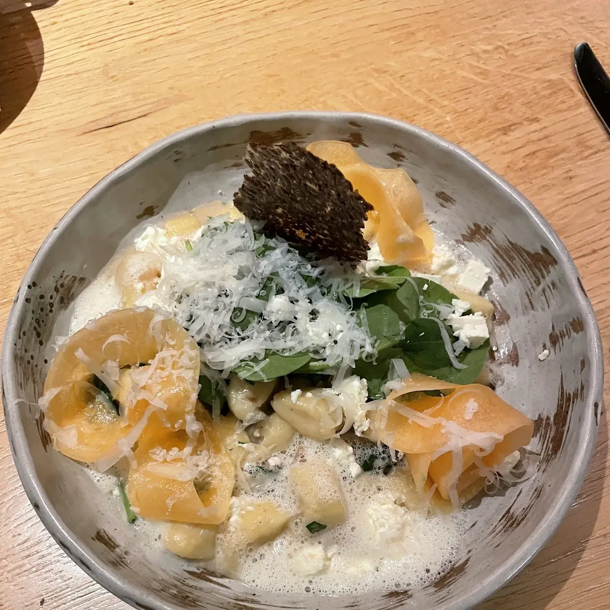 Getrüffelte Gnocchi M Melone
