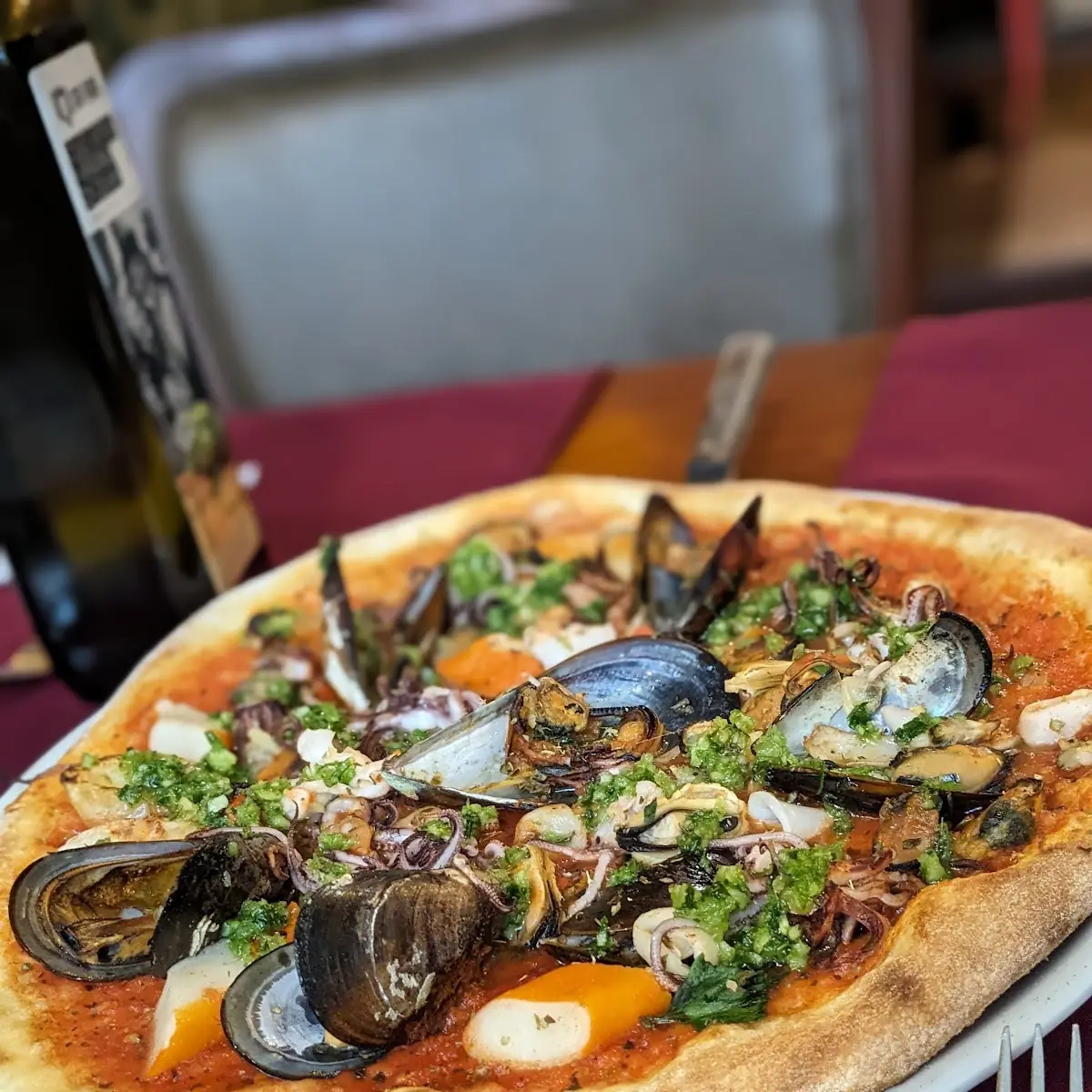 Meeresfrüchte Pizza Frutti Di Mare