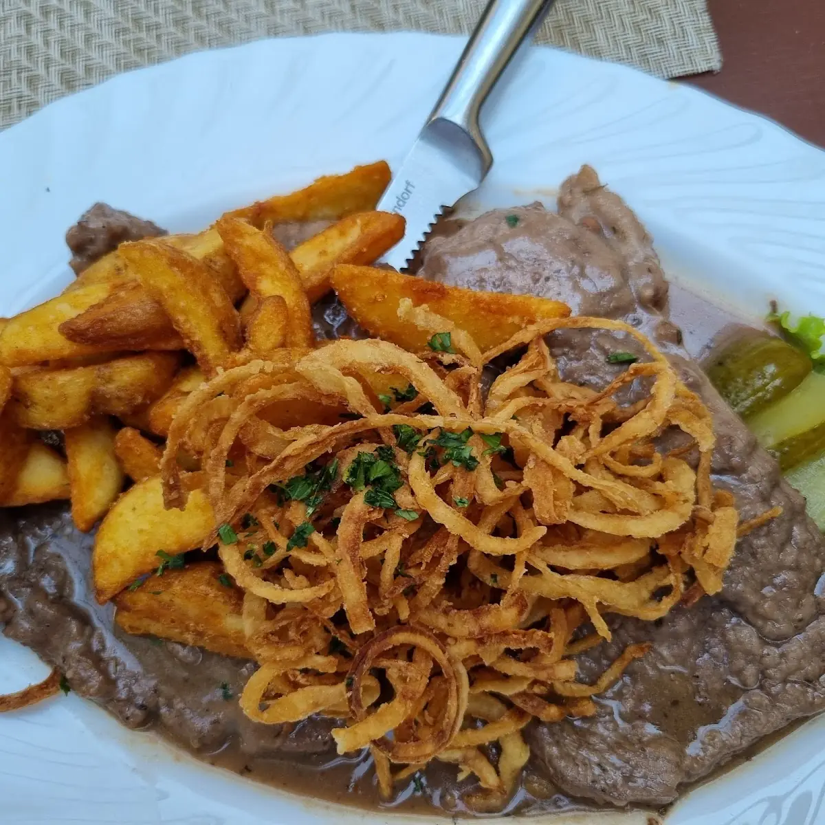 Zwiebelrostbraten