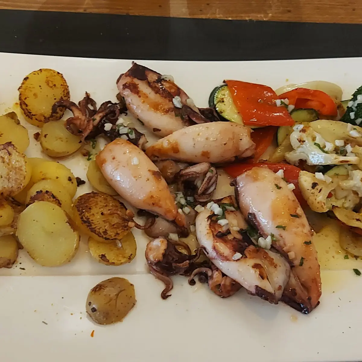 Gegrillte Calamari