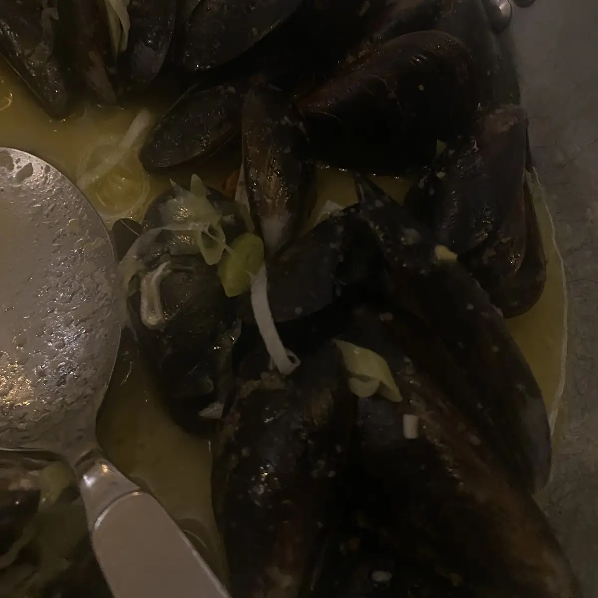 Muscheln In Weißwein