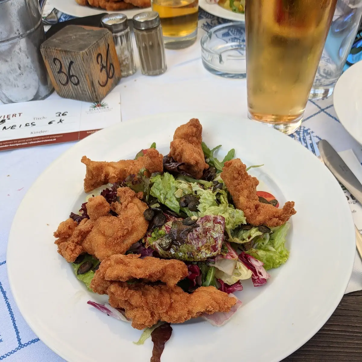Backhendlsalat
