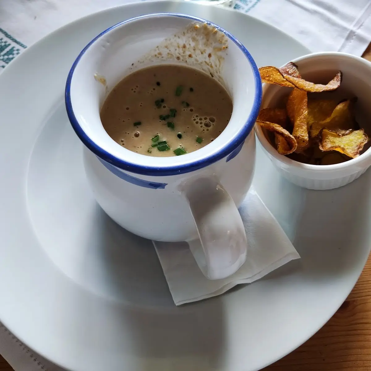 Eierschwammerlsuppe
