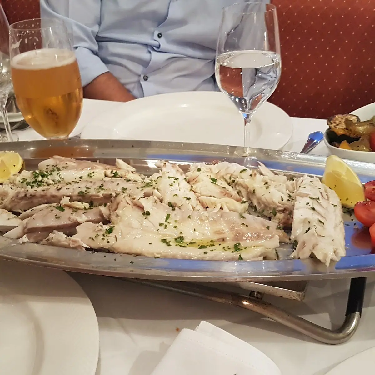 Fisch In Salzkruste Gebackenes Fischfilet