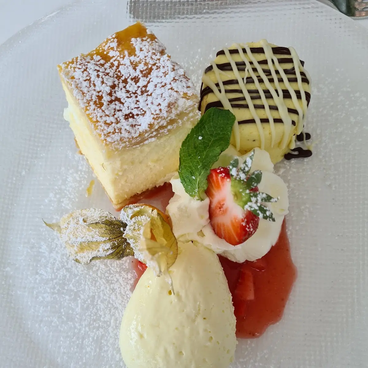 Cremeschnitte Weisse Mousse