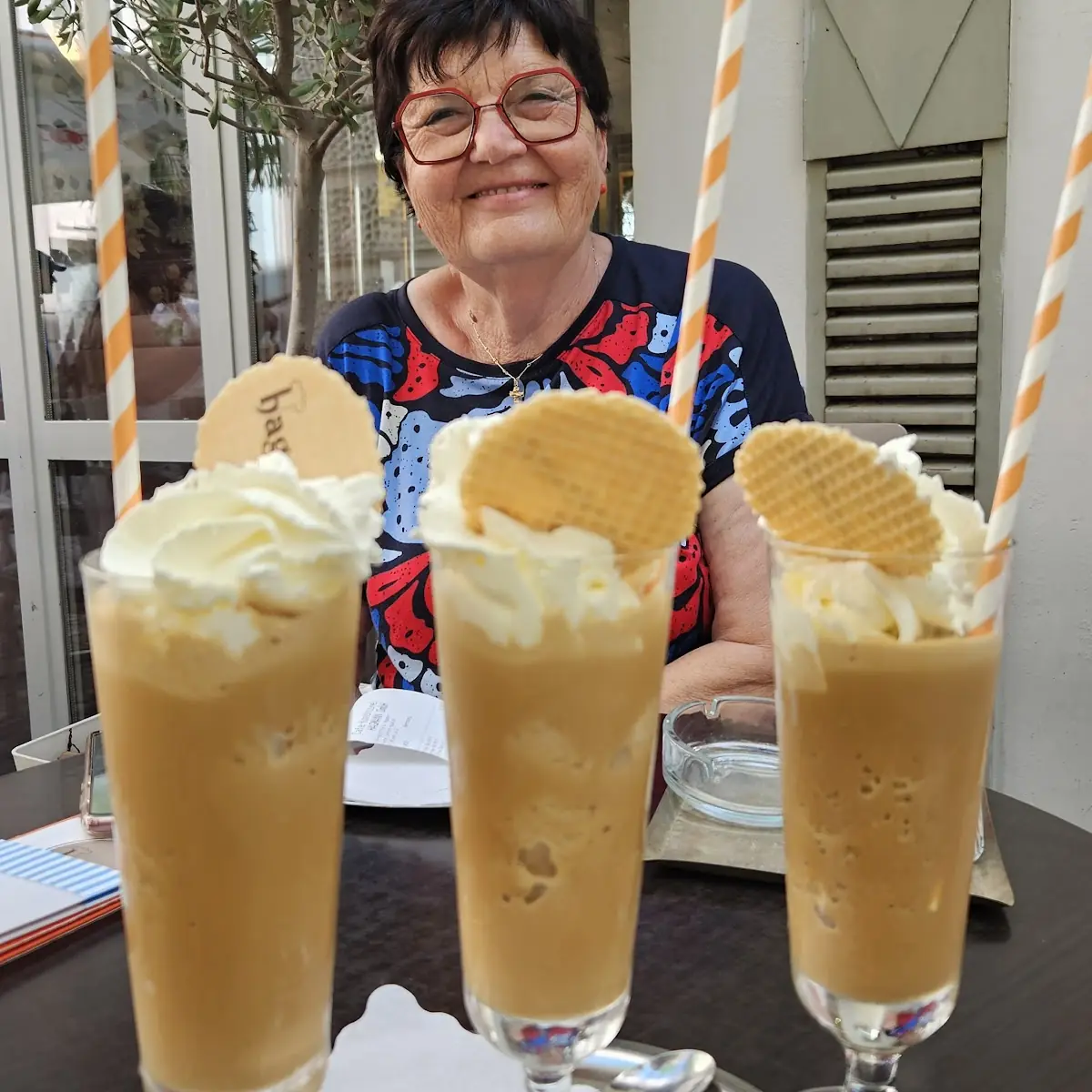 Gerührter Eiskaffee
