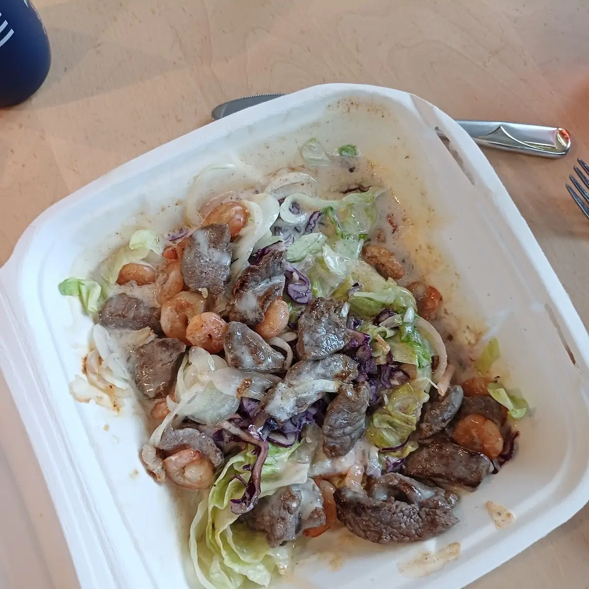 Beef Und Scampi Kebap
