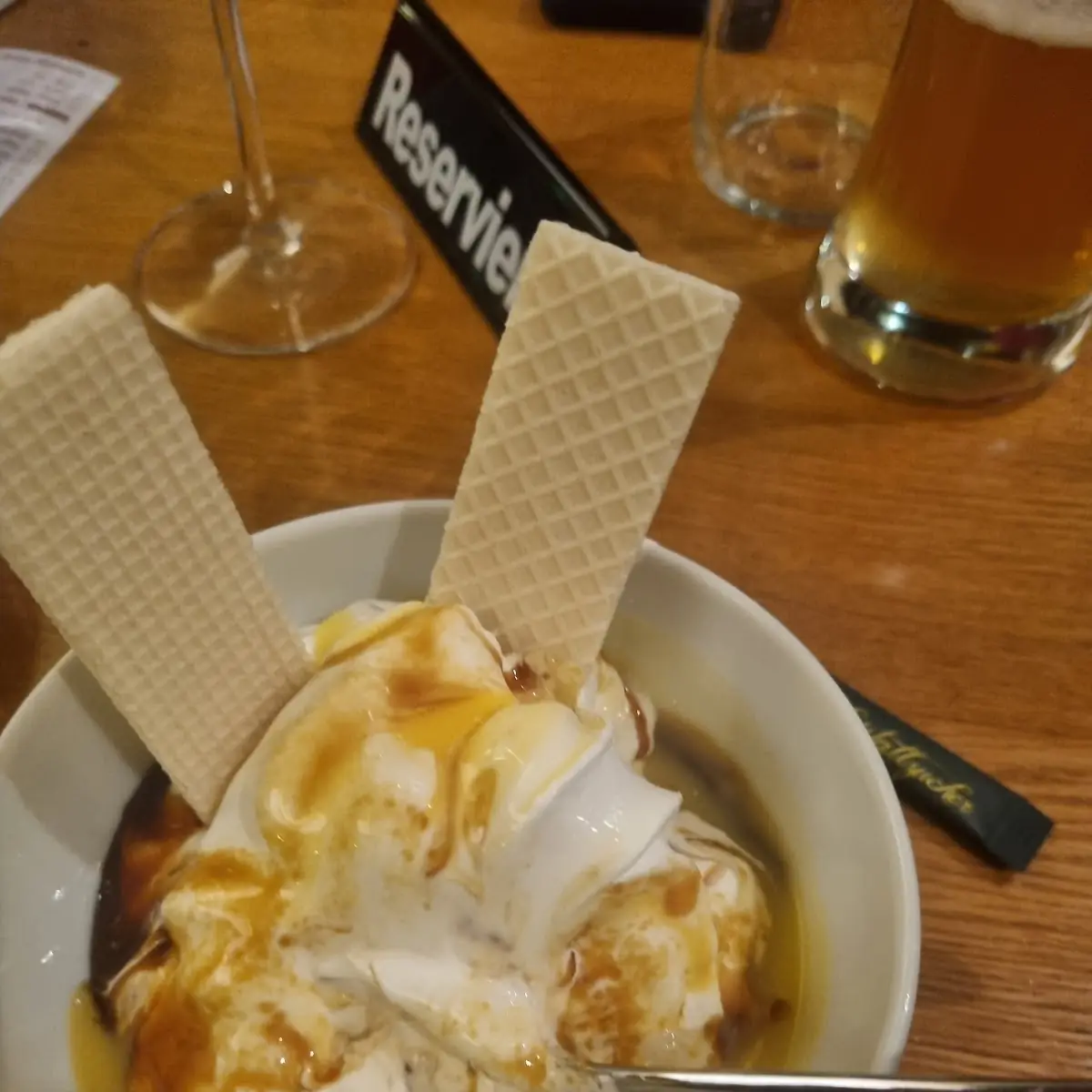 Eis Mit Eierlikör