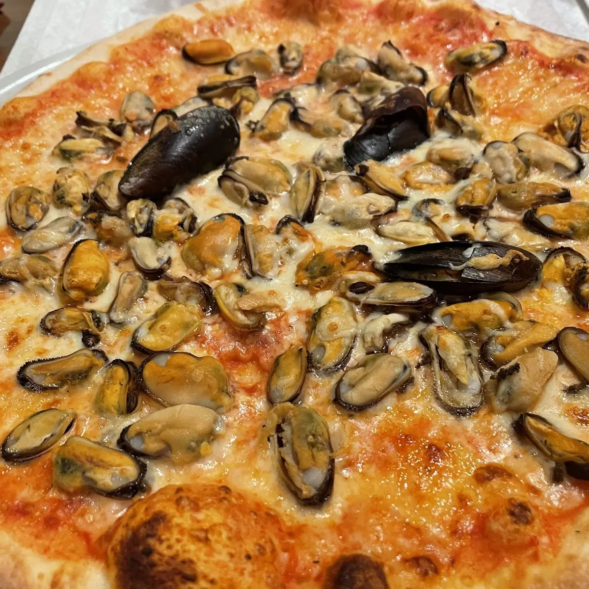 Pizza Mit Muscheln
