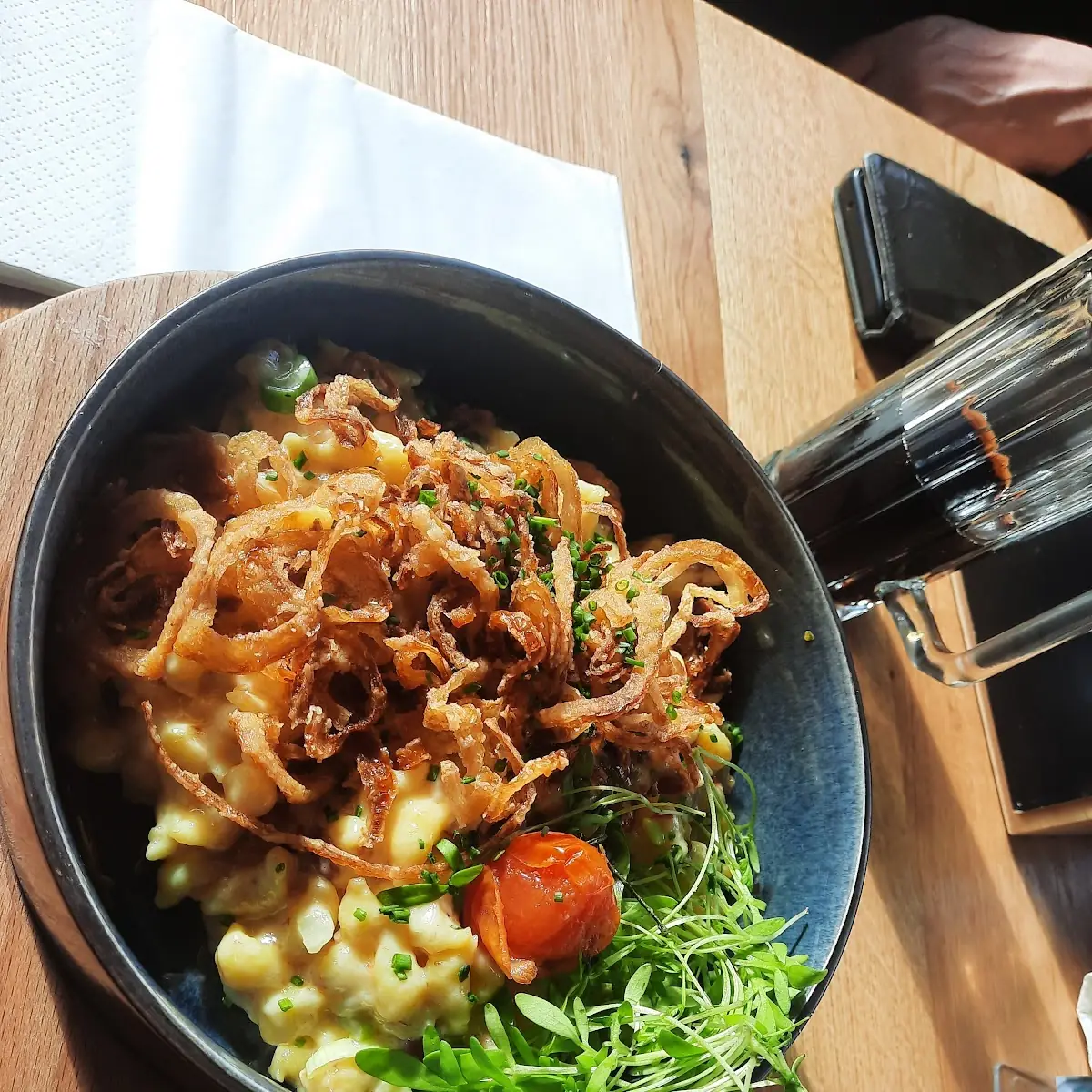 Käsespätzle Mit Röstzwiebeln