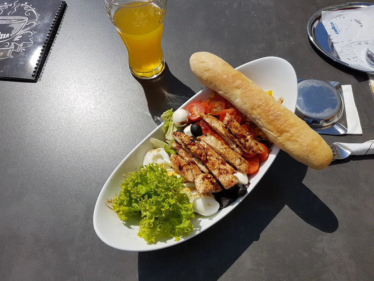 Putenstreifen Salat