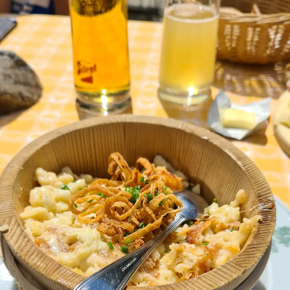 Käsespätzle Mit Zwiebeln