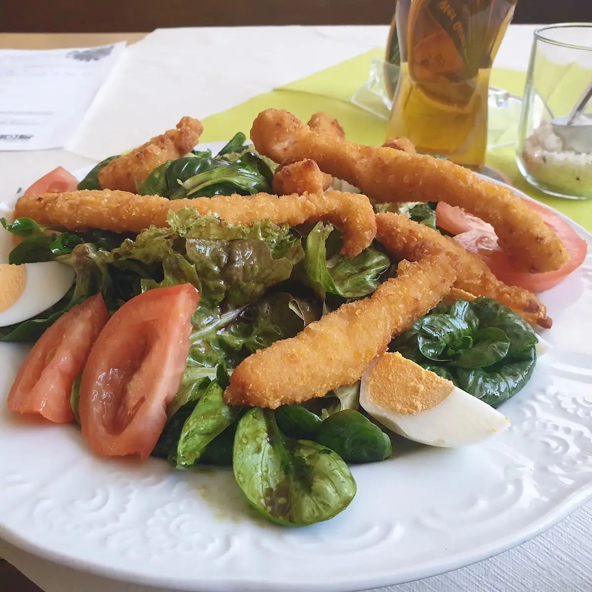 Backhendlsalat