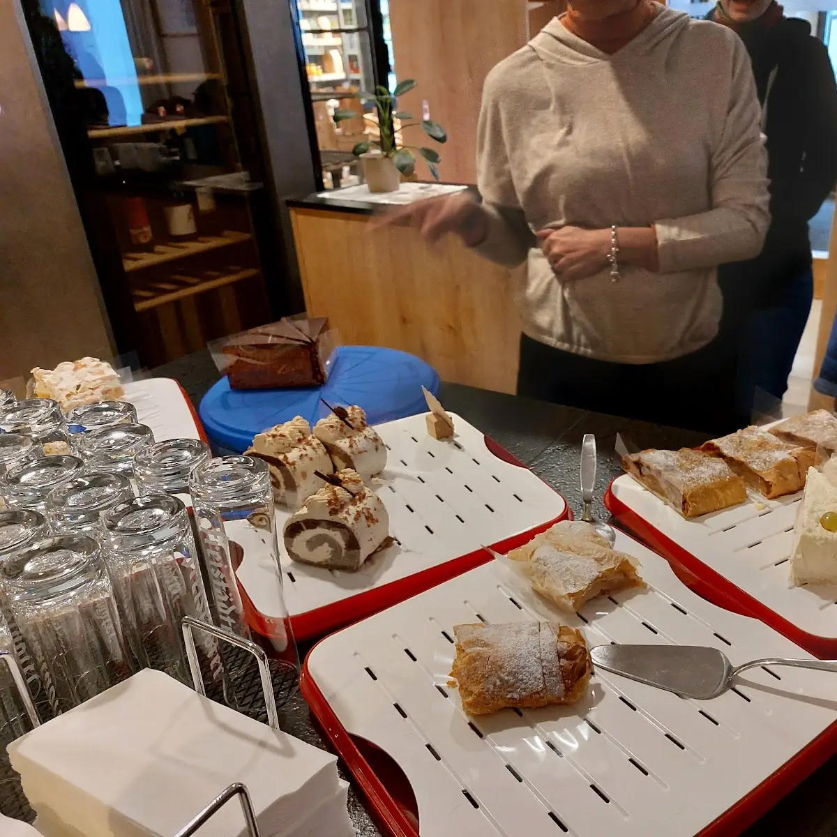 Eine Auswahl Von Kuchenstücken