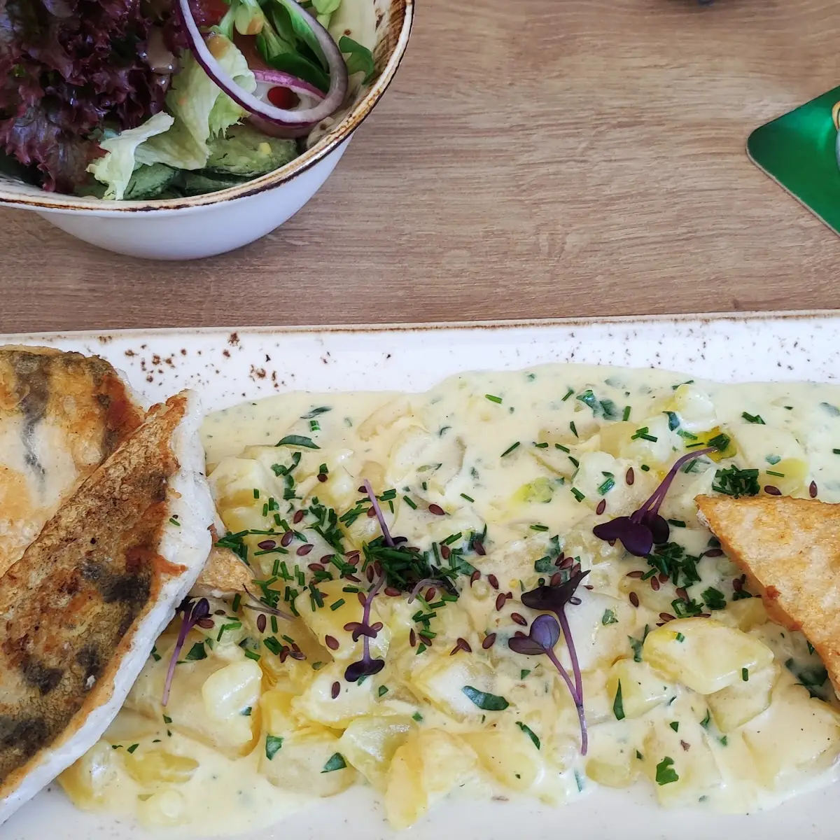 Leinerdäpfel Mit Zander