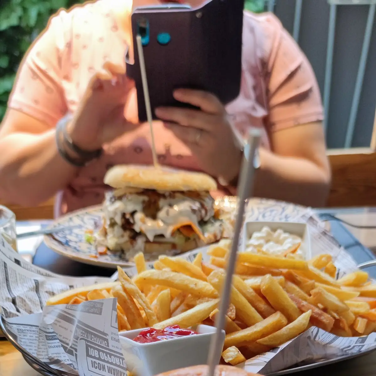 Käse Speck Burger