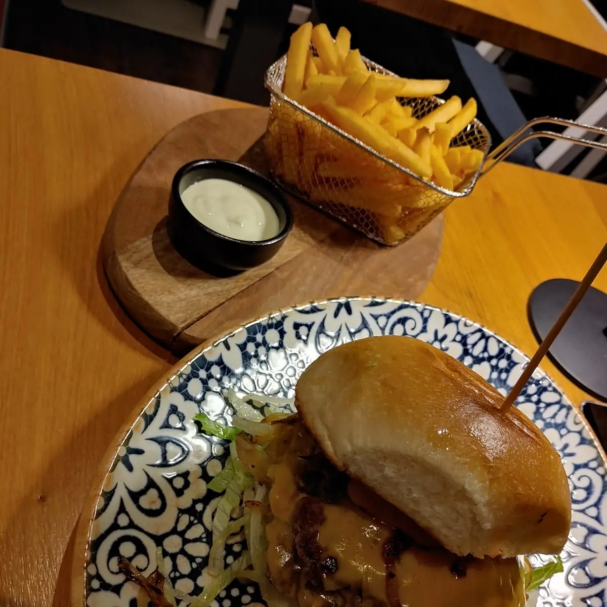 Oklahoma Onion Smash Burger