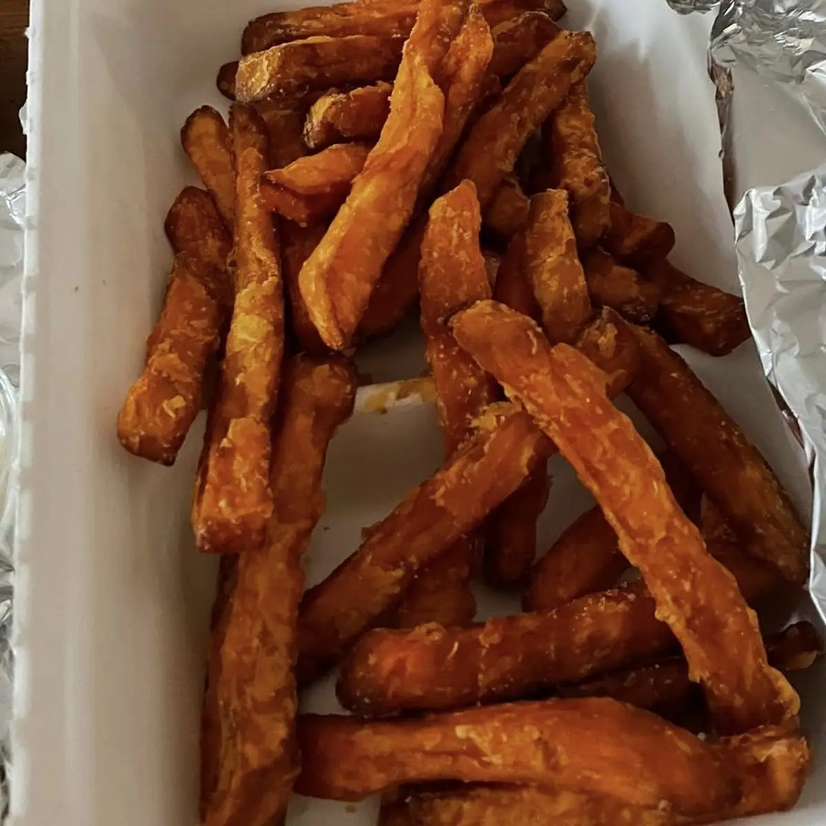 Süsskartoffel Pommes