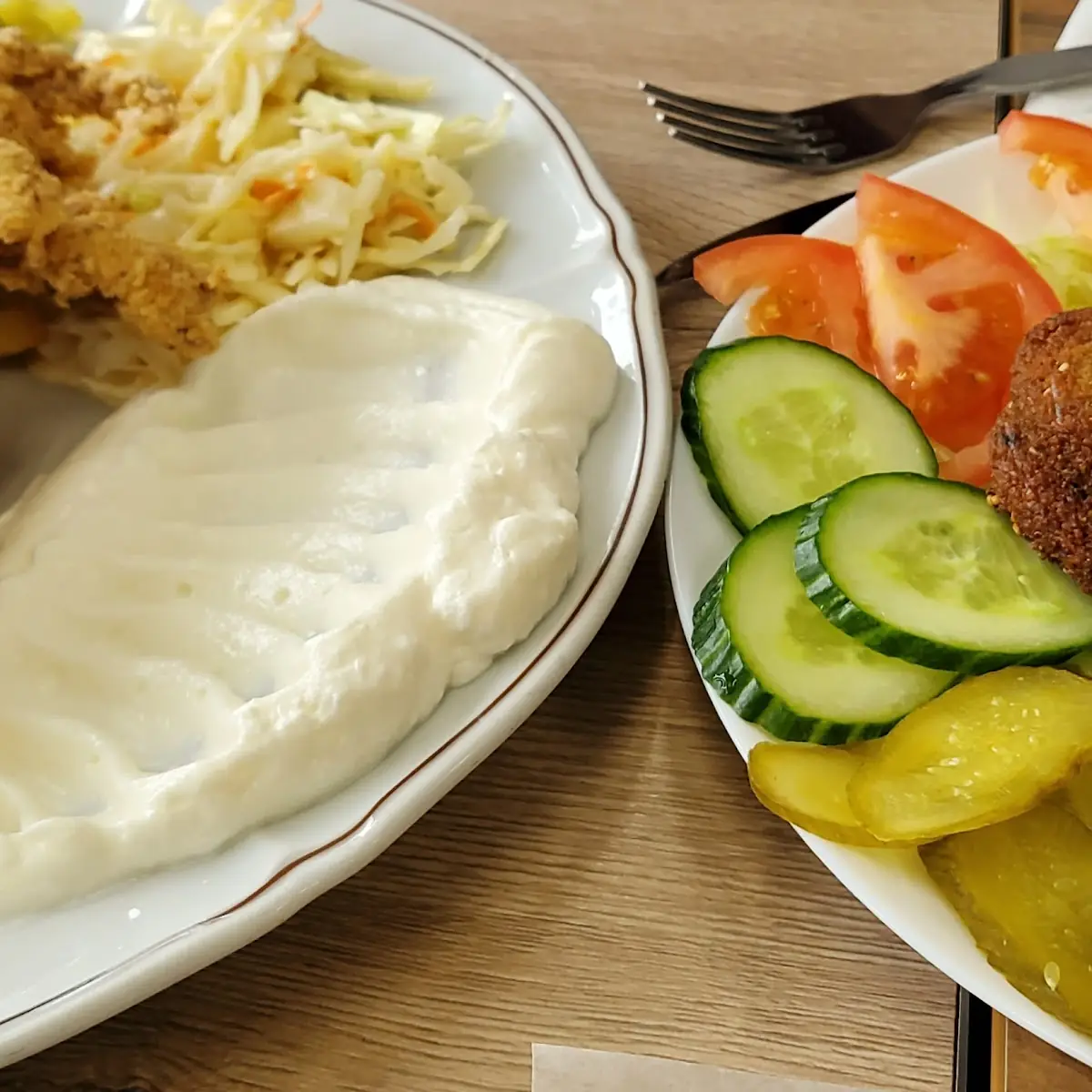 Hummus Plate and Mtabal
