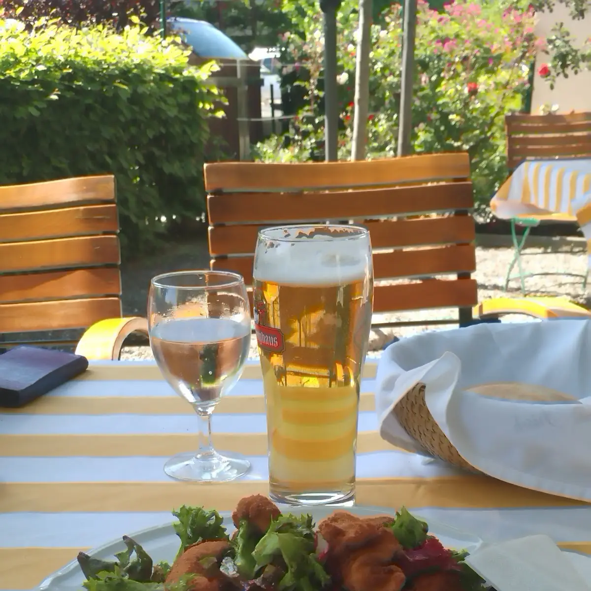 Hühnerstreifensalat
