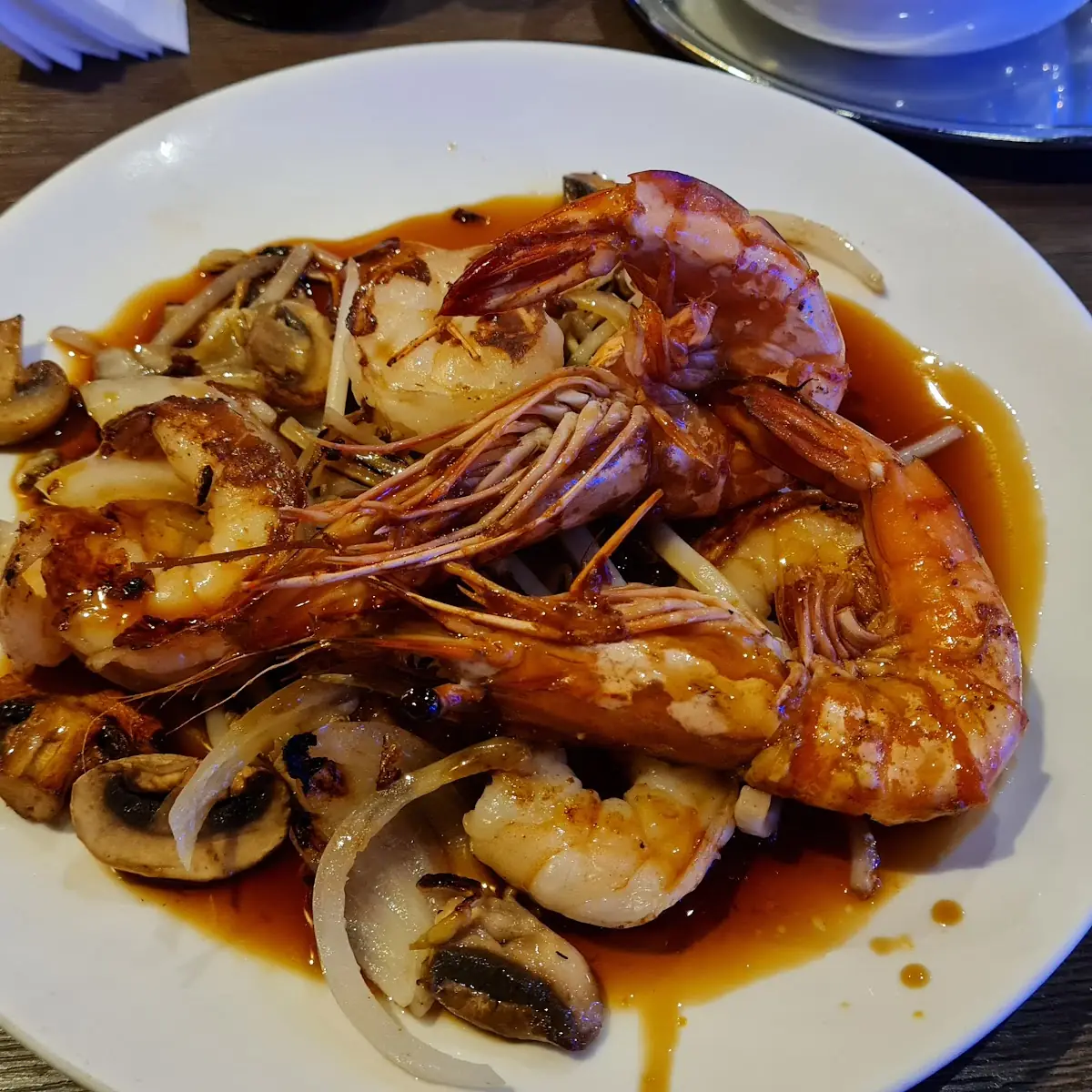 Garnelen Teriyaki