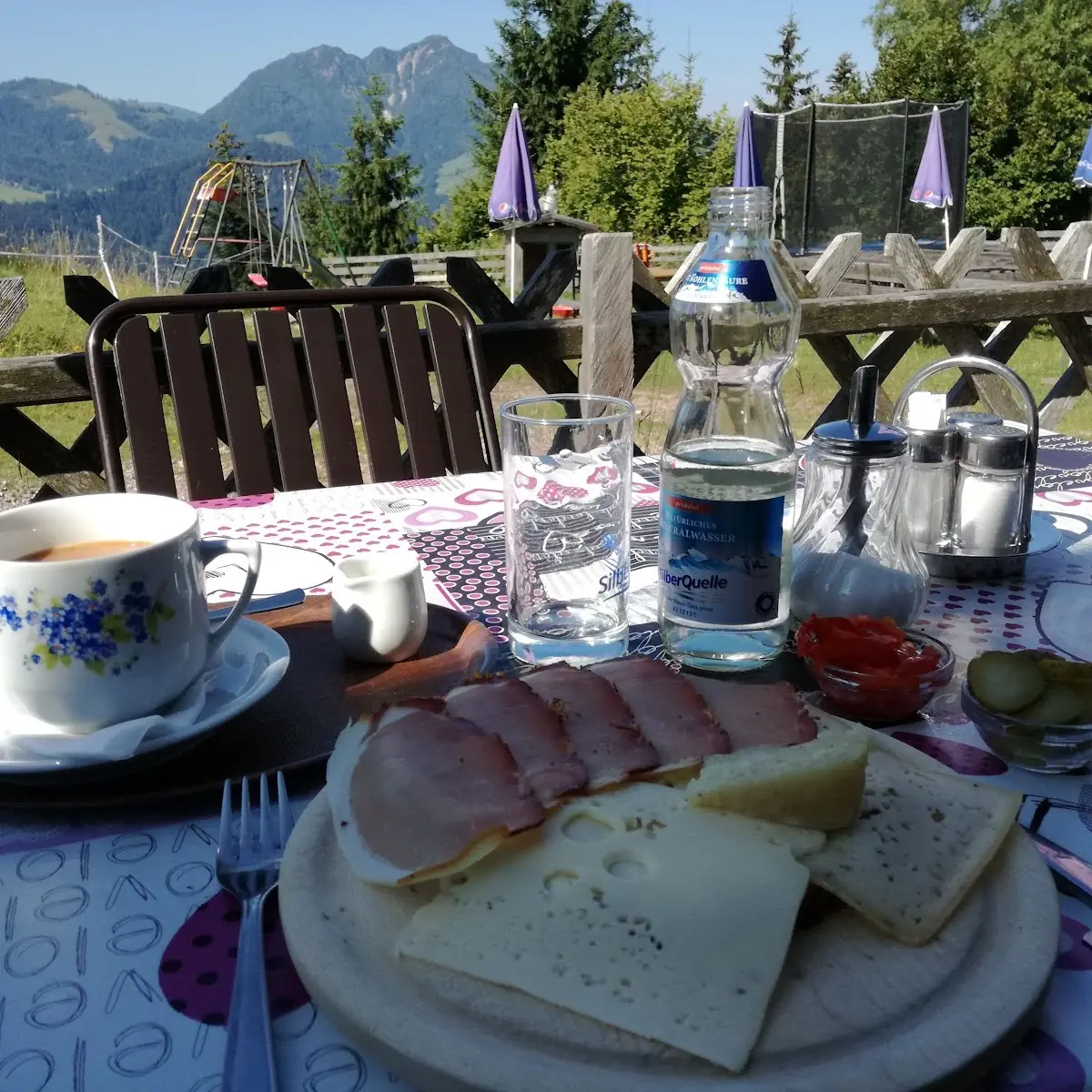 Brettljause Mit Käse Speck Bauernbrot