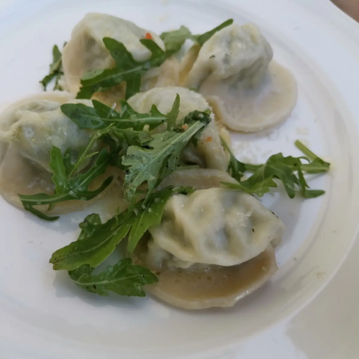 Hausgemachte Ravioli Mit Frischkäse Und Bärlauch