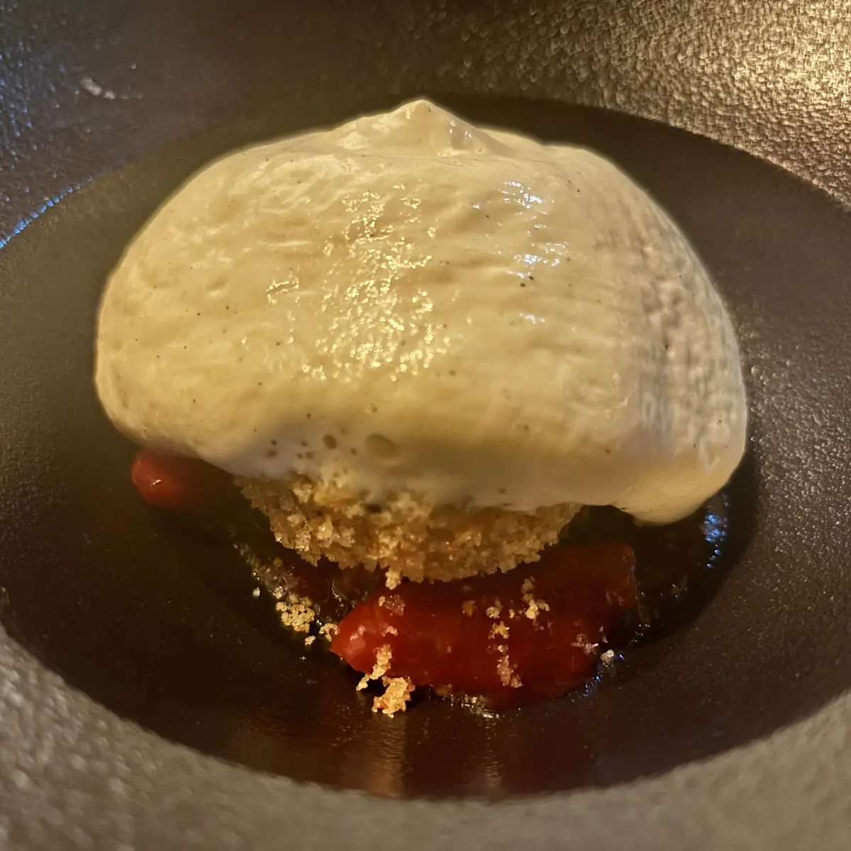 Kartoffelknödel Mit Zwetschgenröster Und Vanilleschaum