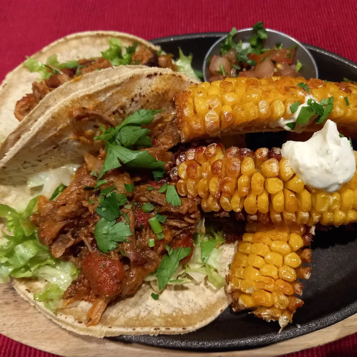 Taco Mit Pulled Pork