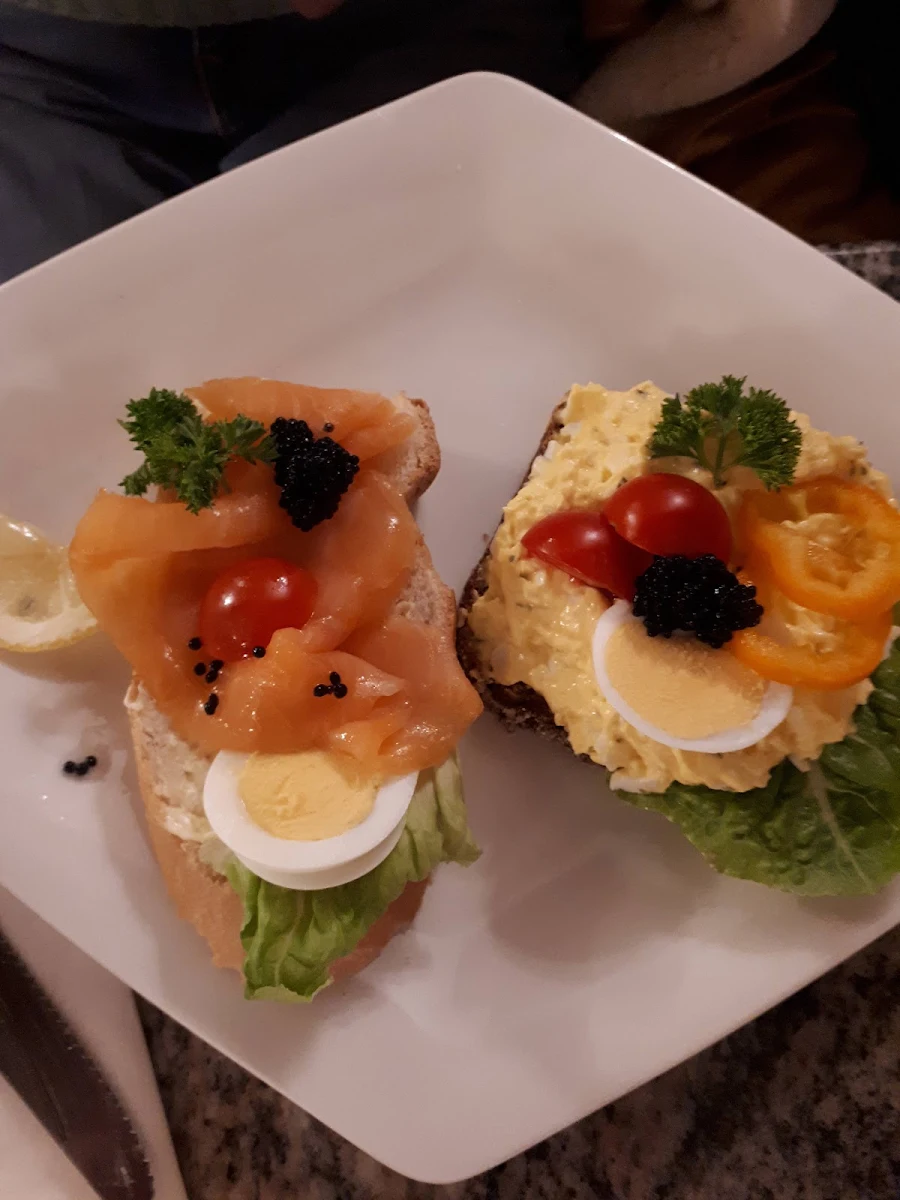 Lachs Brötchen