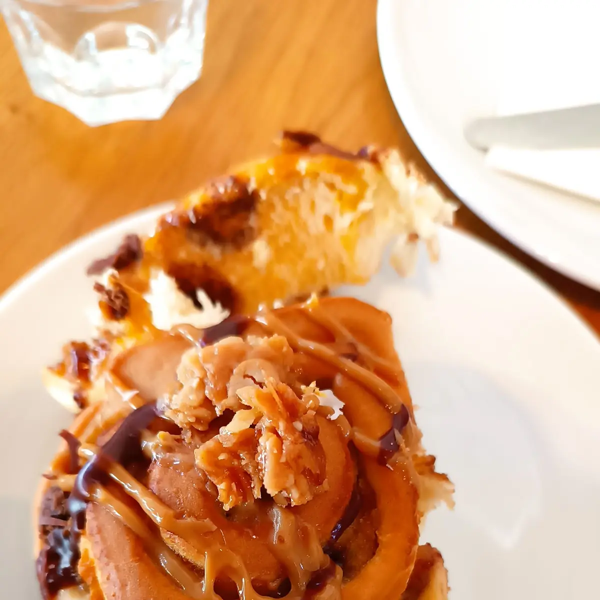 Schoko-karamell-schnecke