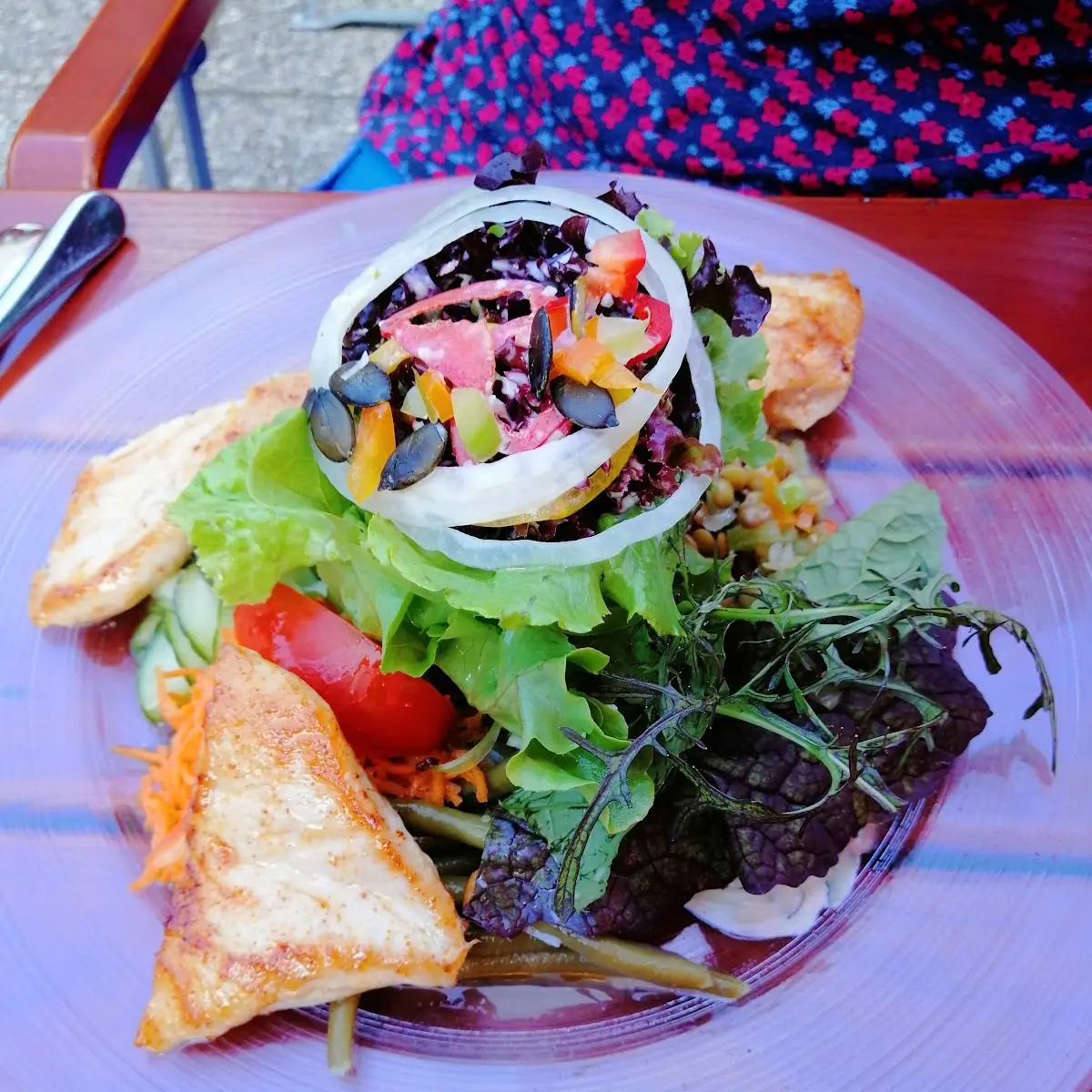 Fitness Salat Mit Putenbrust Natur