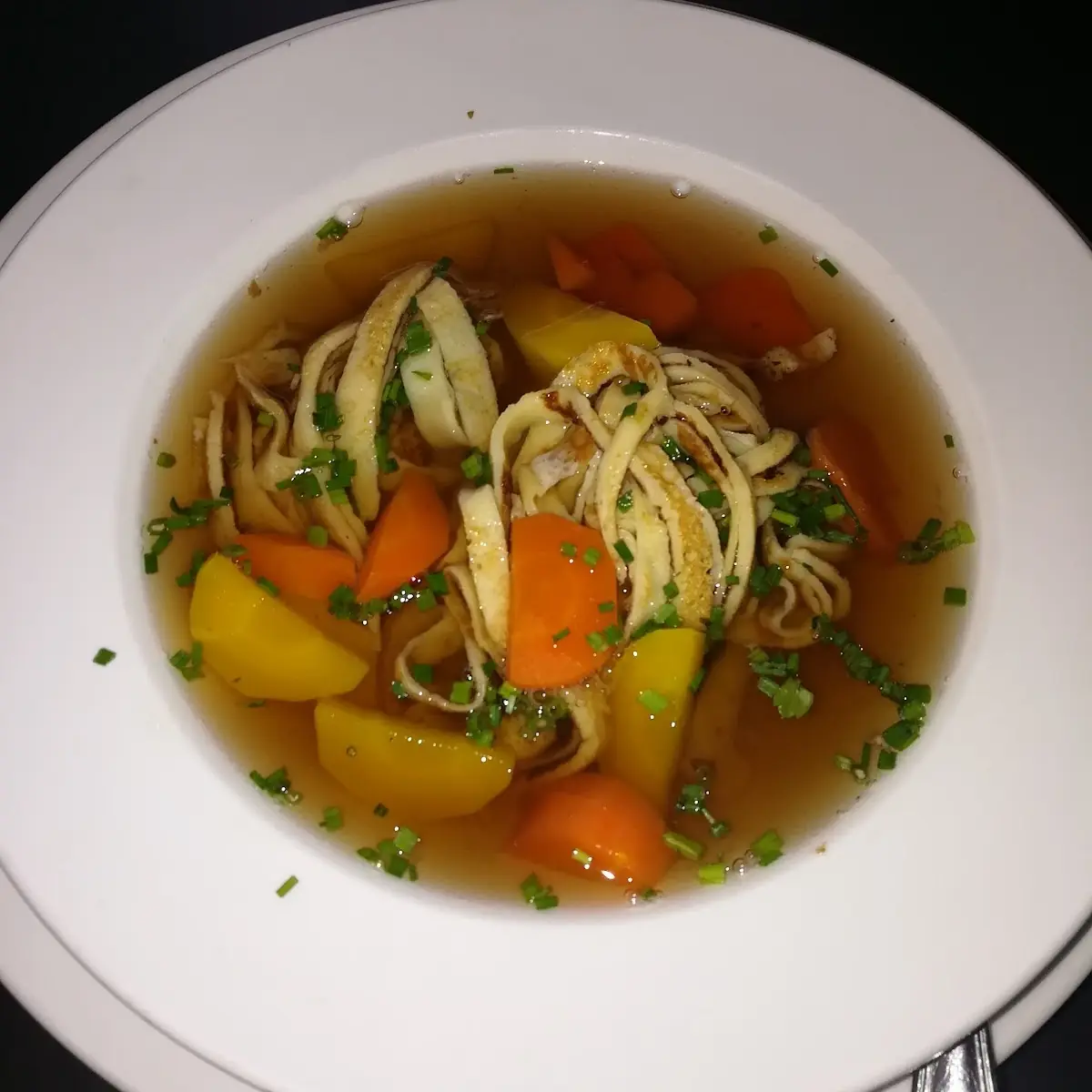 Rindsuppe Mit Frittaten