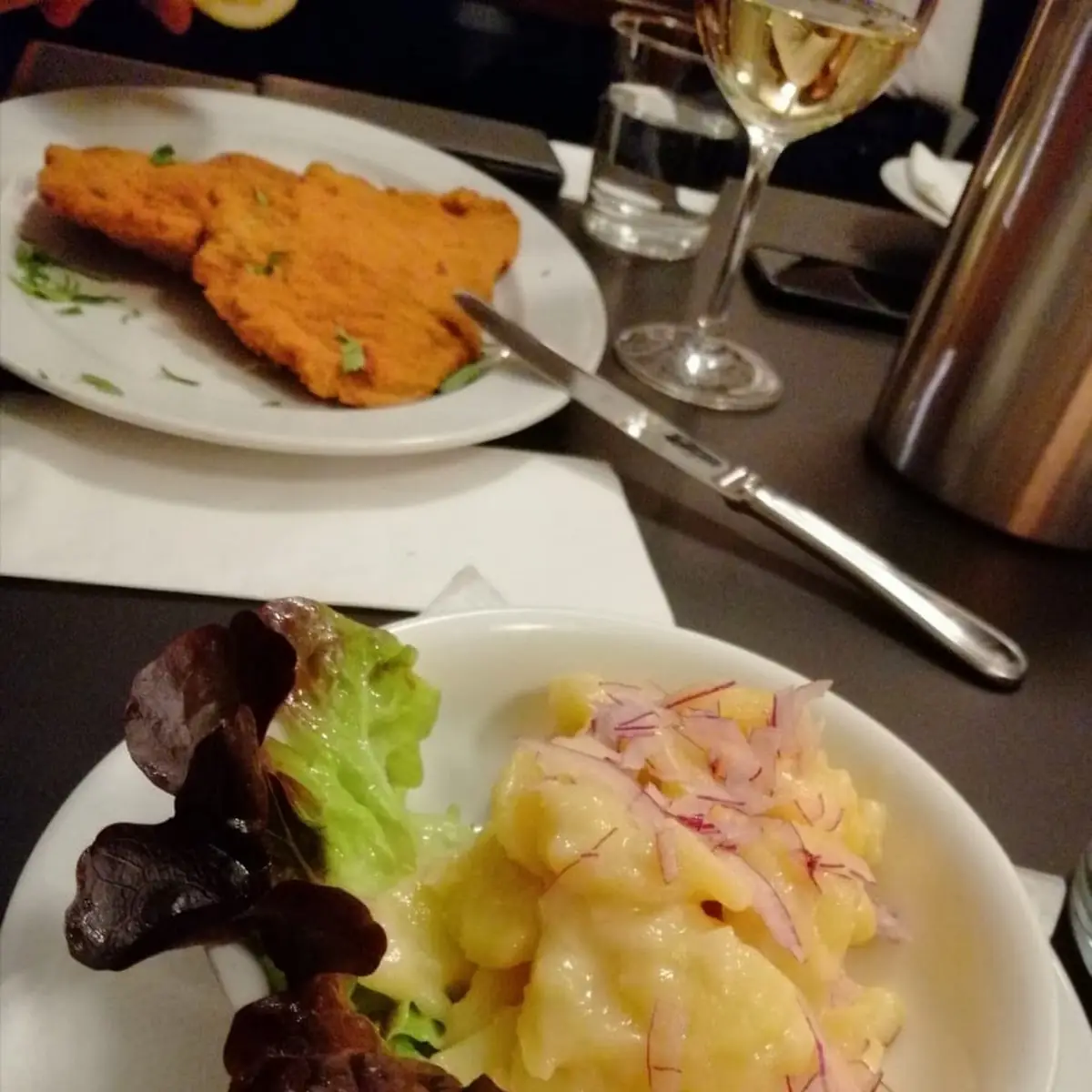 Schnitzel Salade De Pomme De Terre