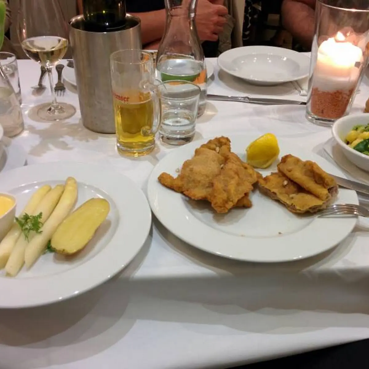 Wiener Schnitzel Mit Spargel