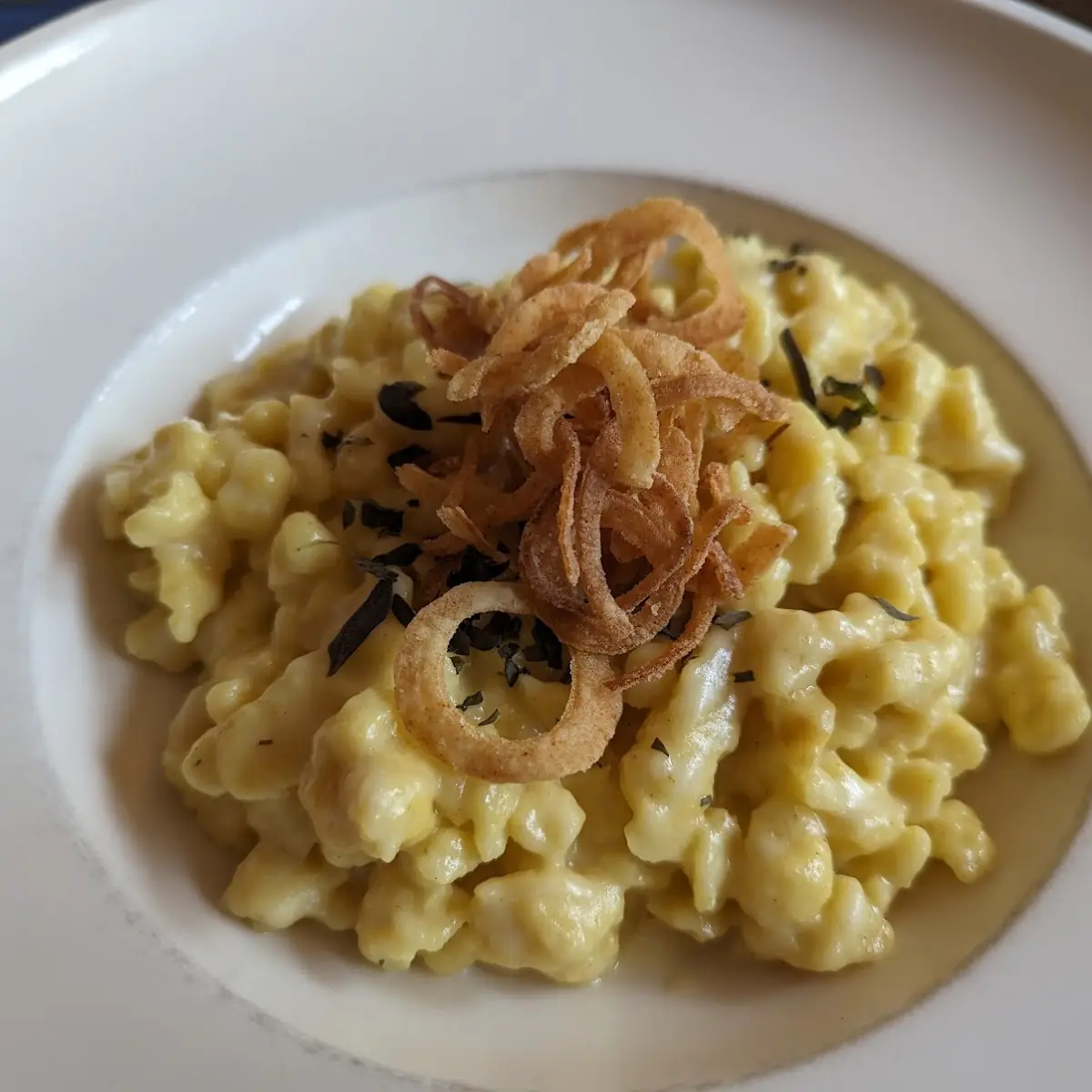 Käsespätzle Mit Kartoffelsalat