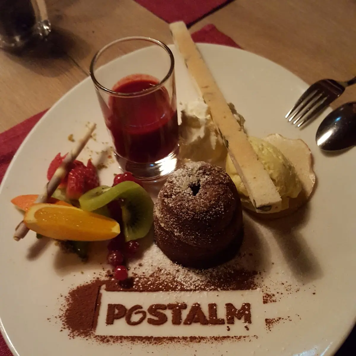 Schokolade Mit Vanilleeis