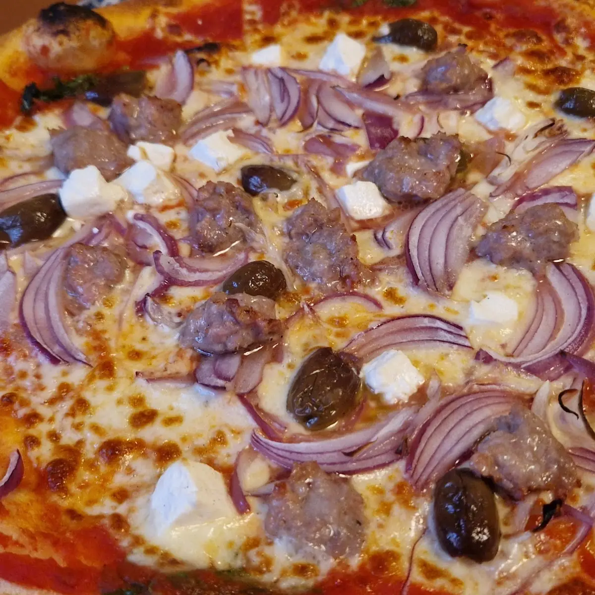 Pizza Salsicia E Cipolla
