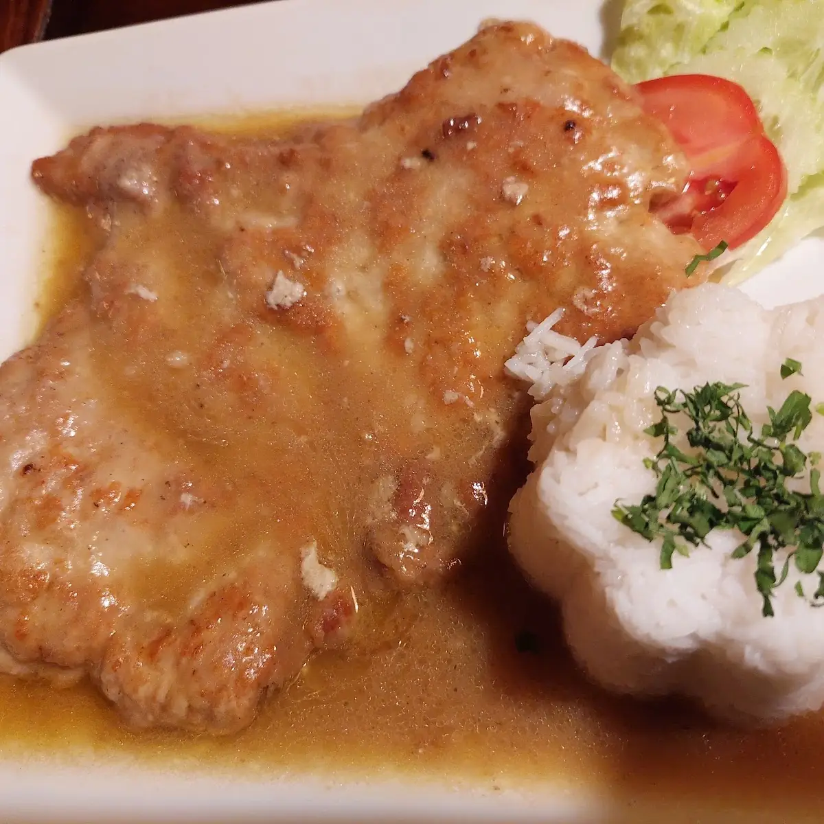 Naturschnitzel Mit Reis