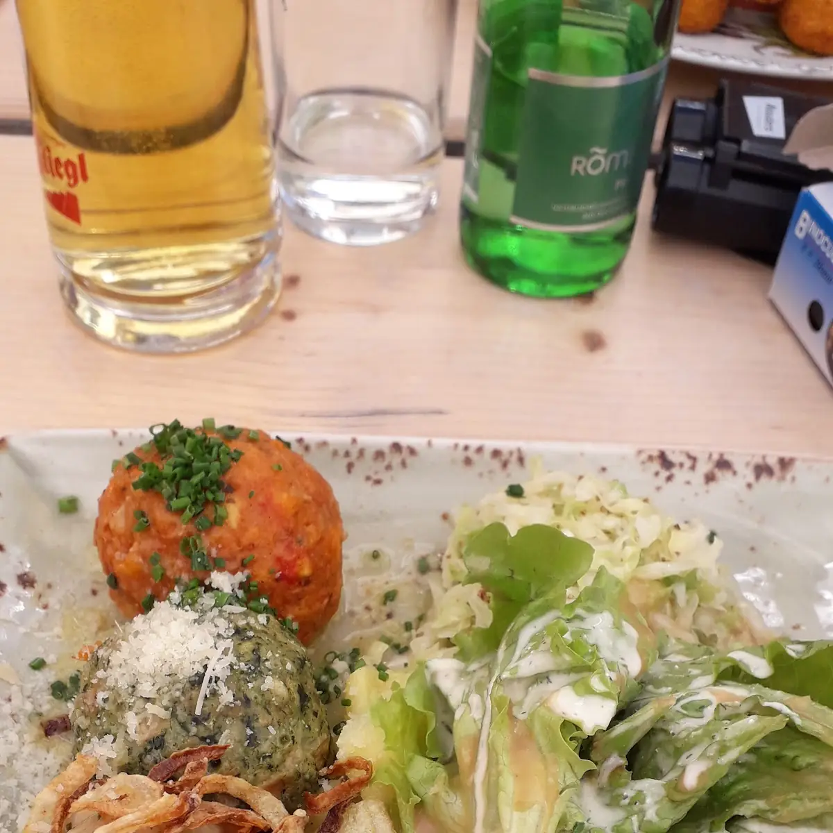 3erlei Knödel Mit Salat